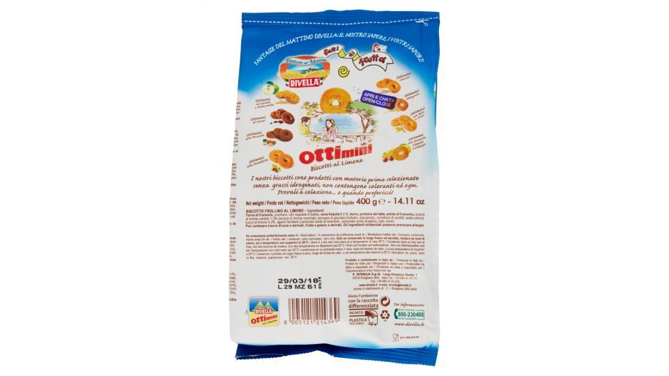 Divella Fantasie del Mattino Ottimini Biscotti al Limone
