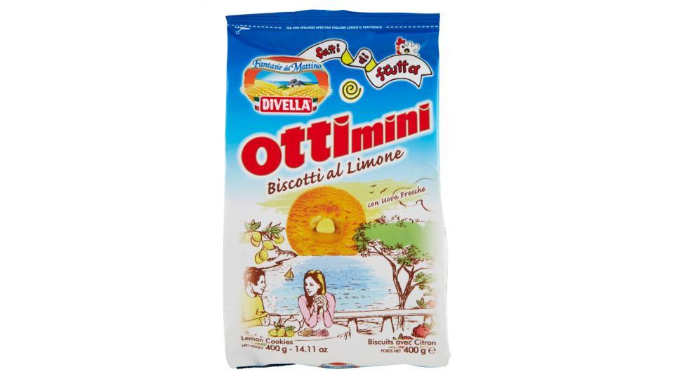 Divella Fantasie del Mattino Ottimini Biscotti al Limone