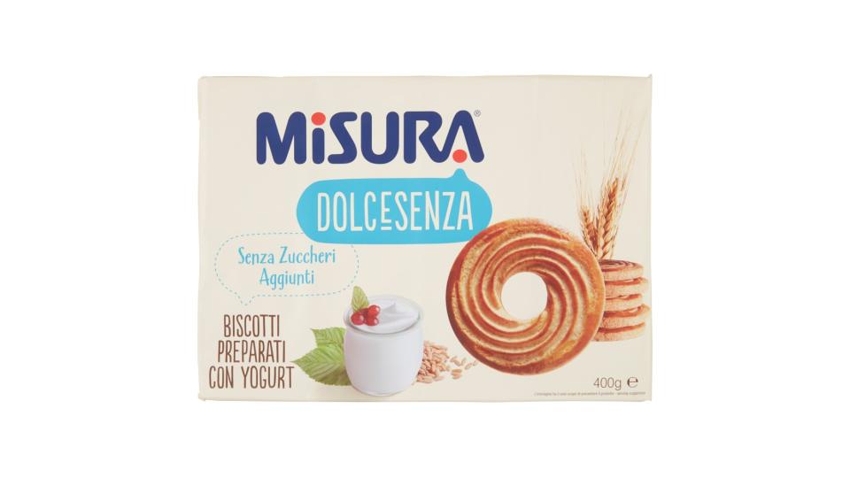 Misura Dolcesenza Biscotti preparati con yogurt