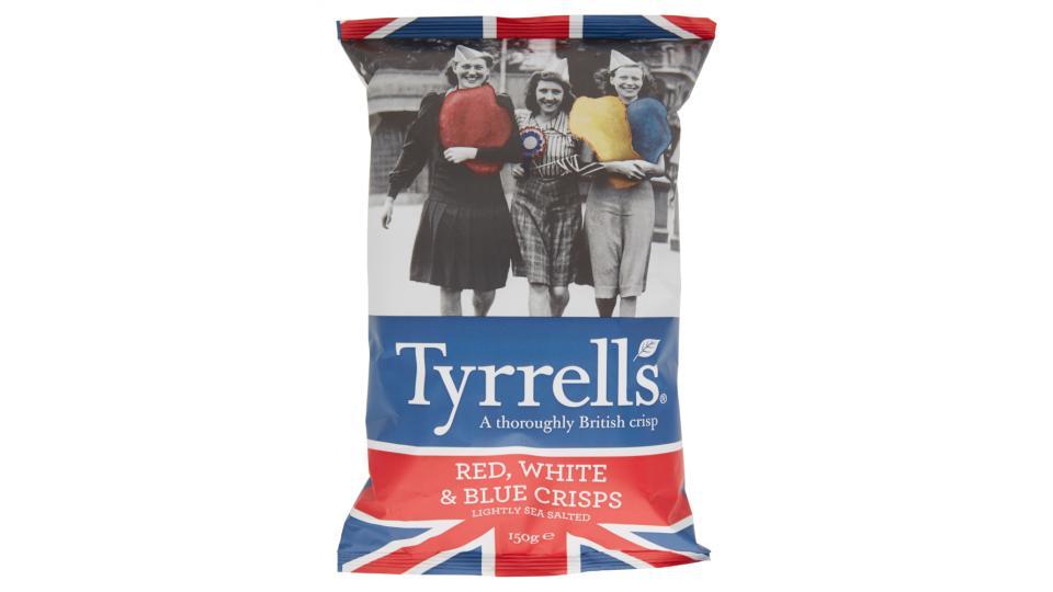 Tyrrells Red, white & blue crisps