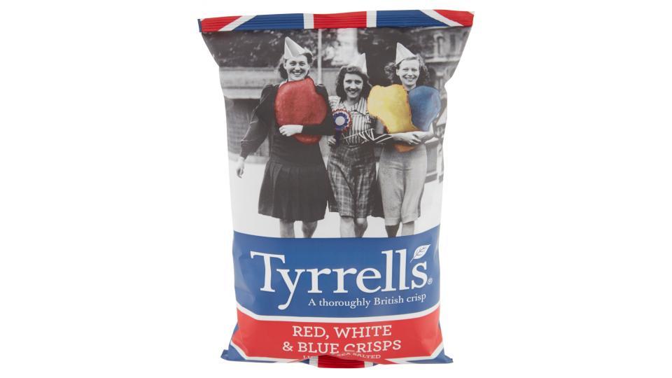 Tyrrells Red, white & blue crisps