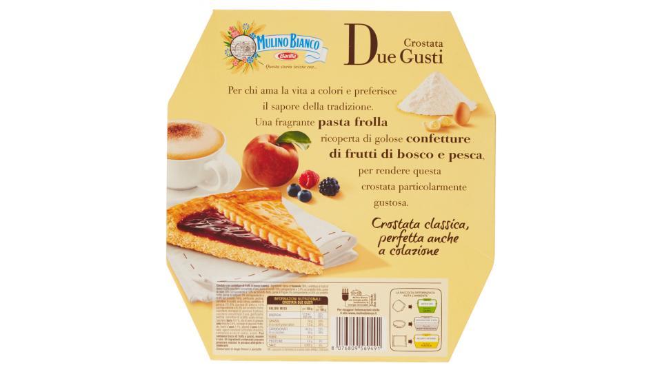 Mulino Bianco Crostata Due Gusti con frutti di bosco e pesca