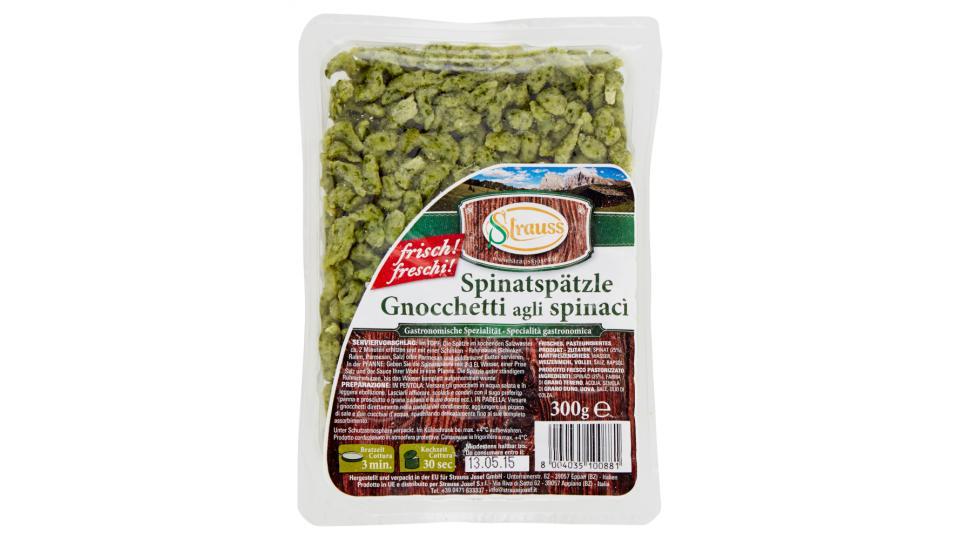 Strauss Gnocchetti agli spinaci