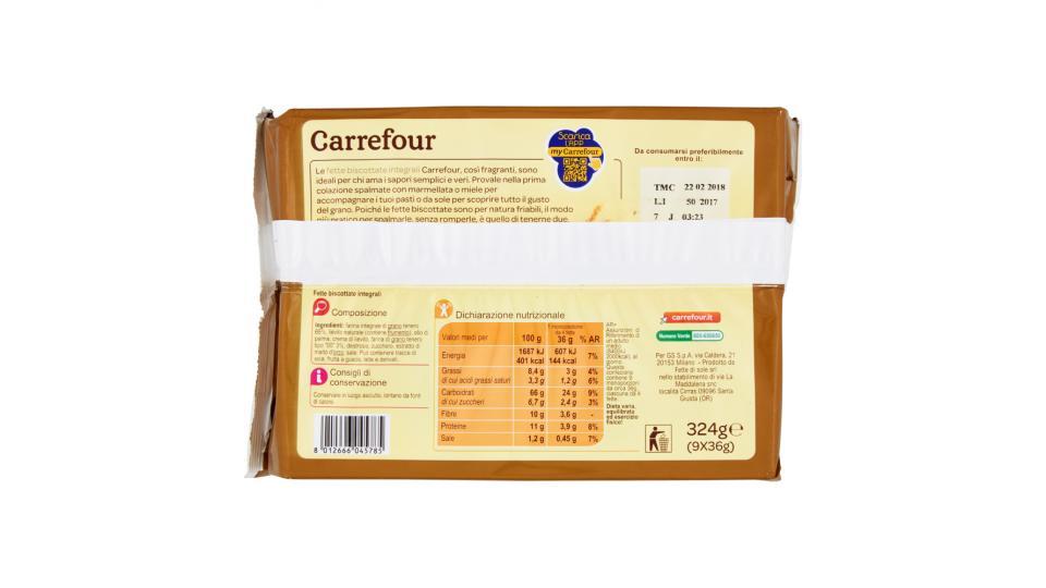 Carrefour Fette biscottate Integrali