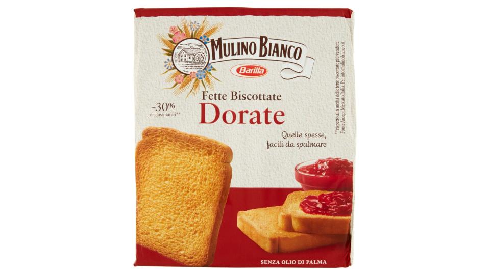 Mulino Bianco Le Dorate Fette Biscottate