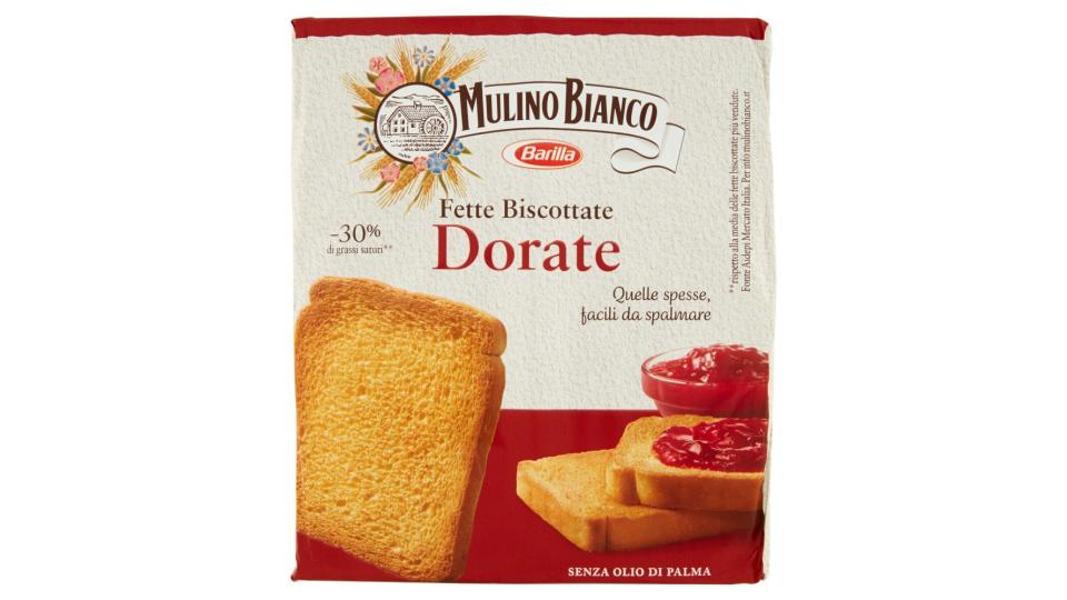 Mulino Bianco Le Dorate Fette Biscottate