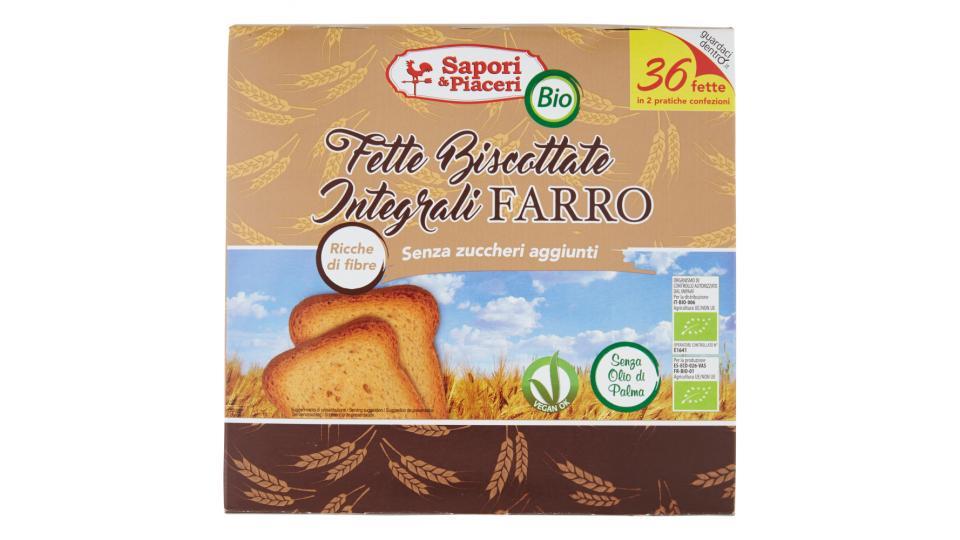 Sapori & Piaceri Linea Panetteria Bio Fette Biscottate Integrali Farro