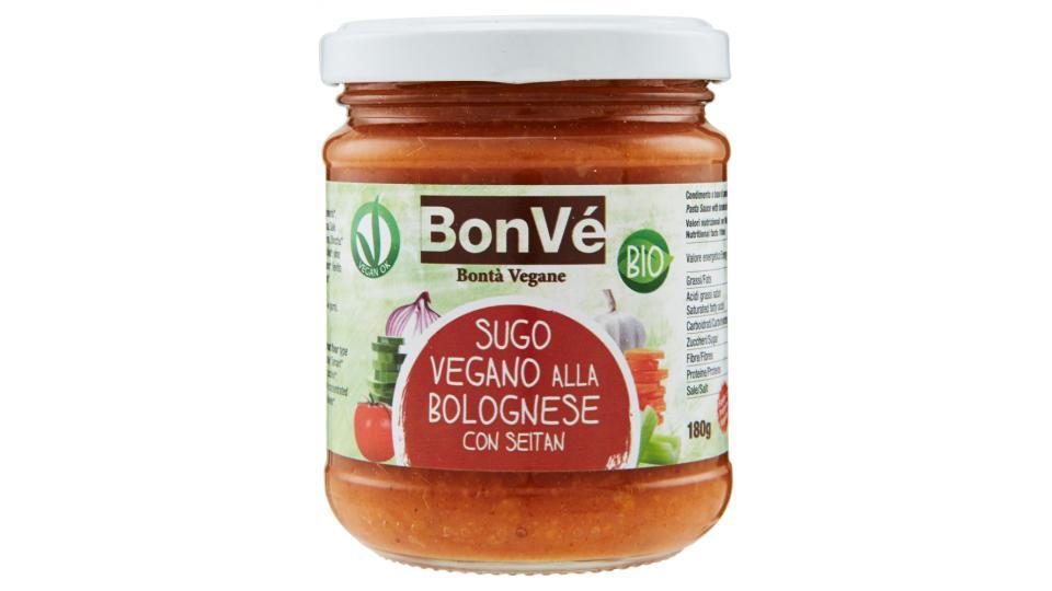 BonVé Sugo Vegano alla Bolognese con Seitan