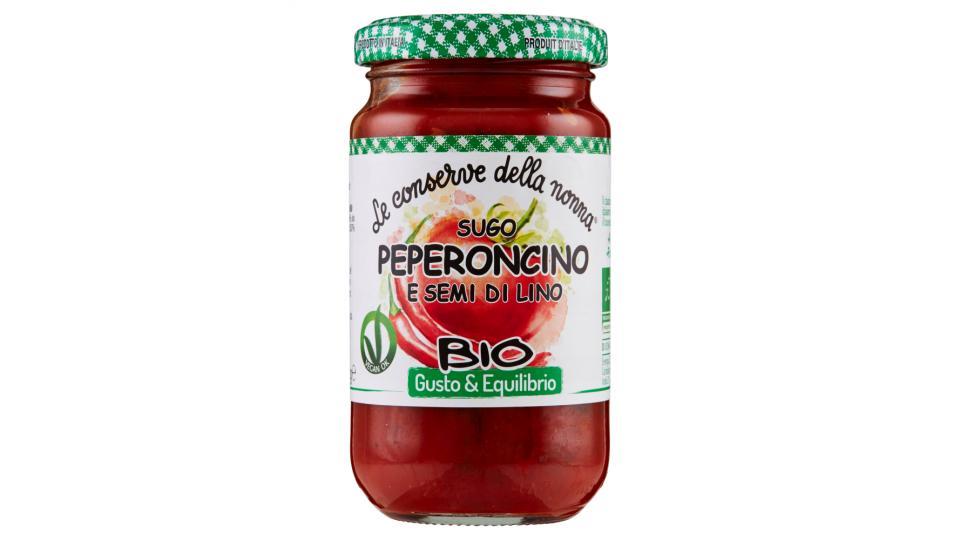 Le conserve della nonna Gusto & Equilibrio Sugo Peperoncino e Semi di Lino Bio