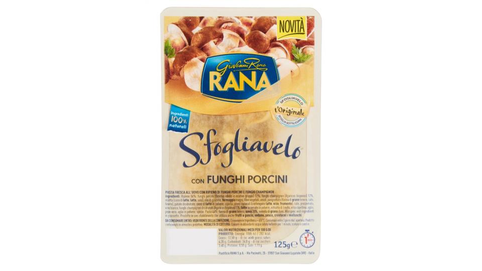 Giovanni Rana Sfogliavelo con Funghi Porcini