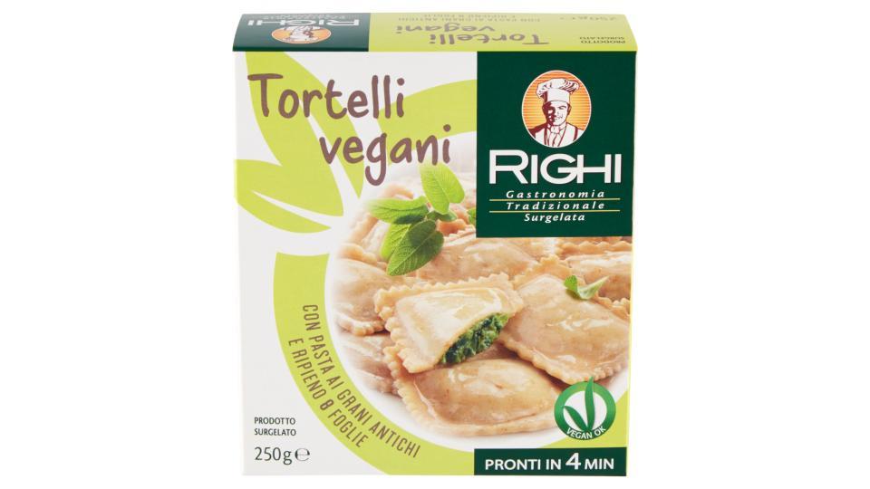 Righi Tortelli vegani con Pasta ai Grani Antichi e Ripieno 8 Foglie