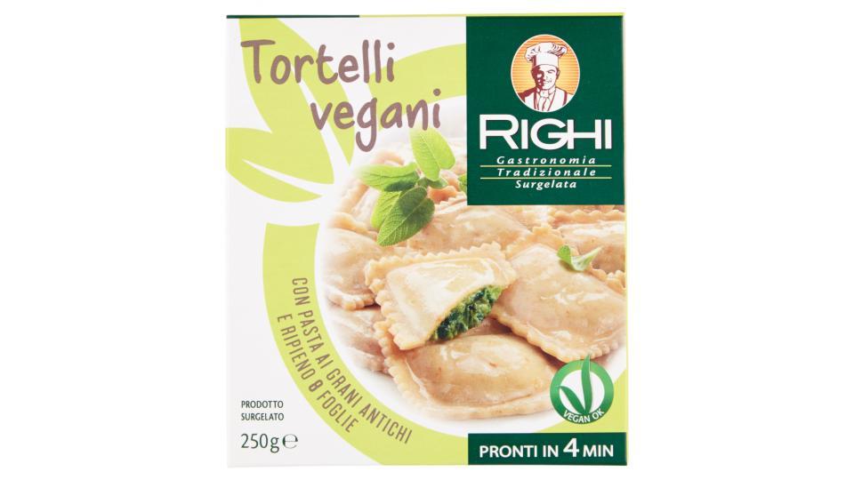 Righi Tortelli vegani con Pasta ai Grani Antichi e Ripieno 8 Foglie