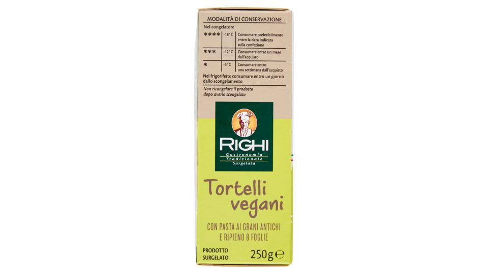 Righi Tortelli vegani con Pasta ai Grani Antichi e Ripieno 8 Foglie