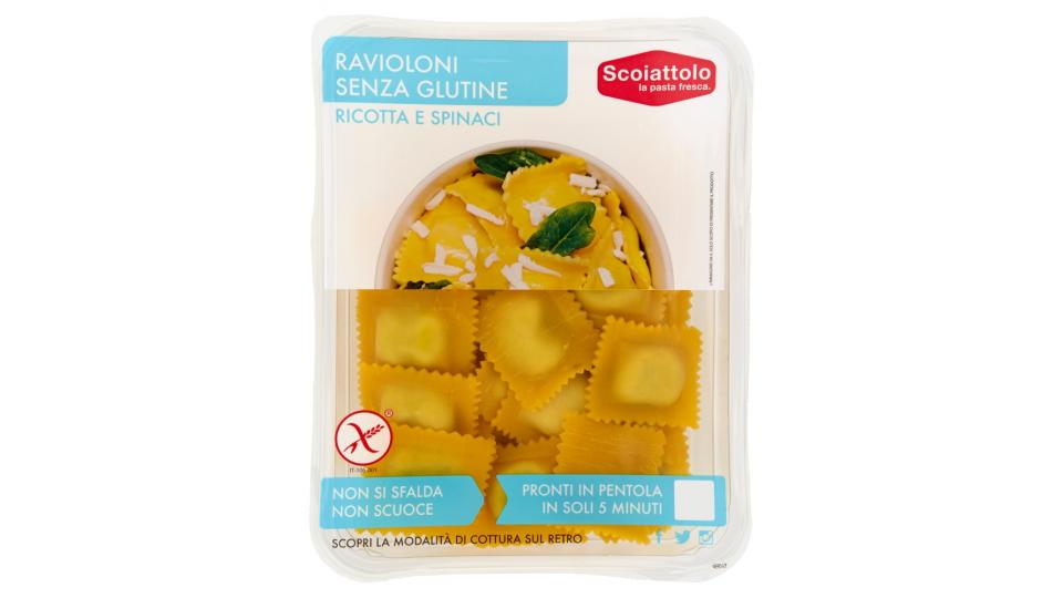 Scoiattolo Senza Glutine Ravioloni Ricotta e Spinaci