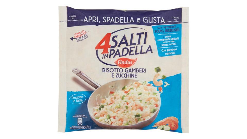 Findus 4 Salti in Padella Risotto Gamberi e Zucchine