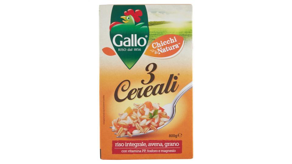 Gallo 3 Cereali Riso Integrale, Avena e Grano