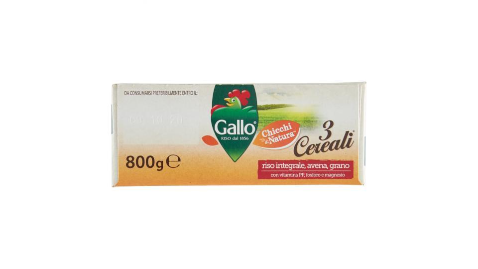 Gallo 3 Cereali Riso Integrale, Avena e Grano