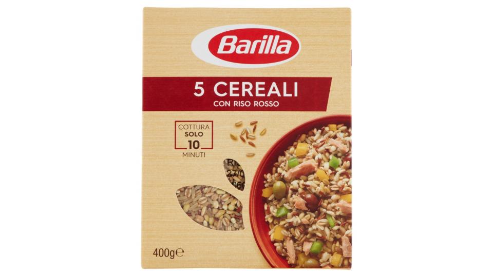 Barilla 5 Cereali con Riso Rosso