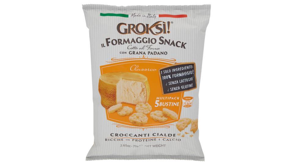 Groksì! il Formaggio Snack con Grana Padano Classico