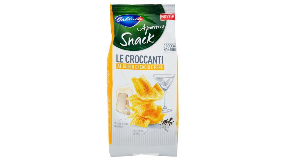 Bahlsen Aperitivo Snack Le Croccanti al Gusto di Cacio e Pepe