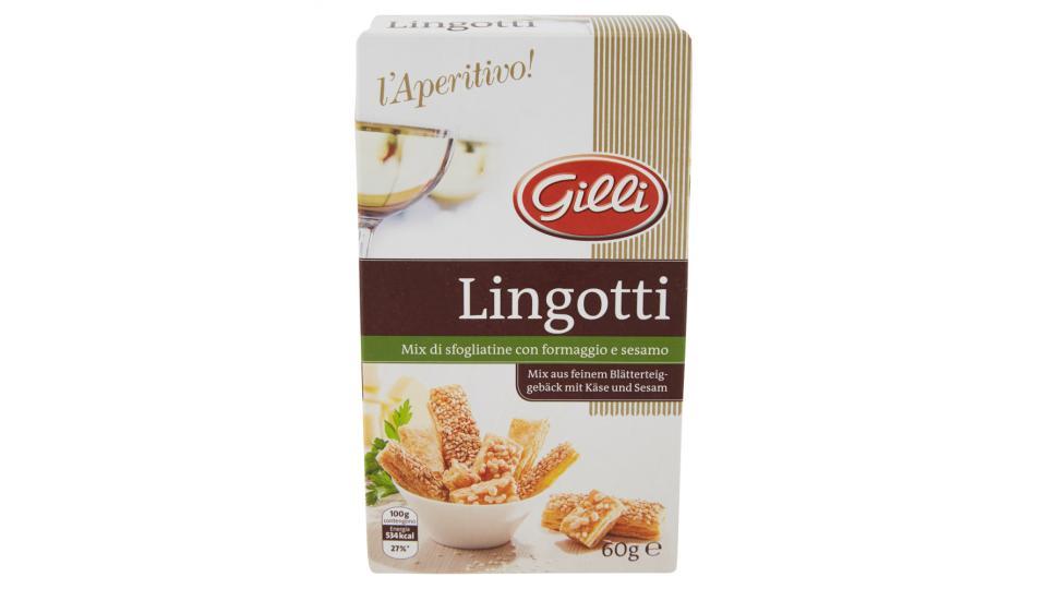 Gilli Lingotti Mix di sfogliatine con formaggio e sesamo