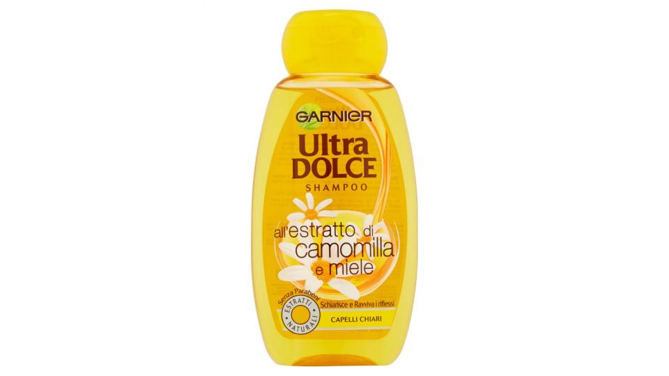 Garnier Ultra Dolce Shampoo all'estratto di camomilla e miele capelli chiari