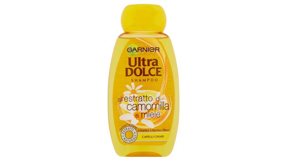 Garnier Ultra Dolce Shampoo all'estratto di camomilla e miele capelli chiari