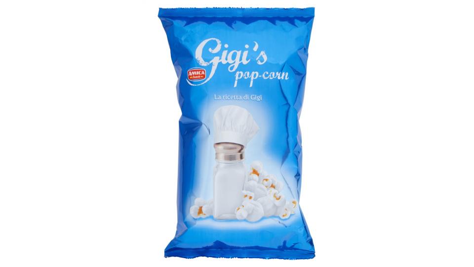 Amica snack Gigi's pop-corn la ricetta di Gigi