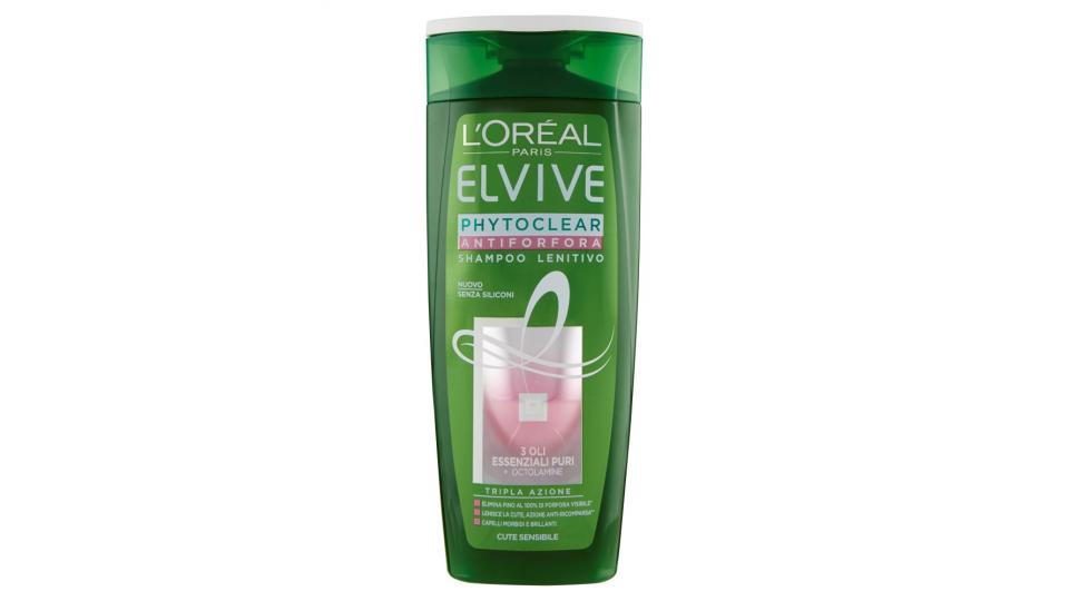 L'Oréal Paris Elvive Phytoclear - Shampoo antiforfora lenitivo per cute sensibile