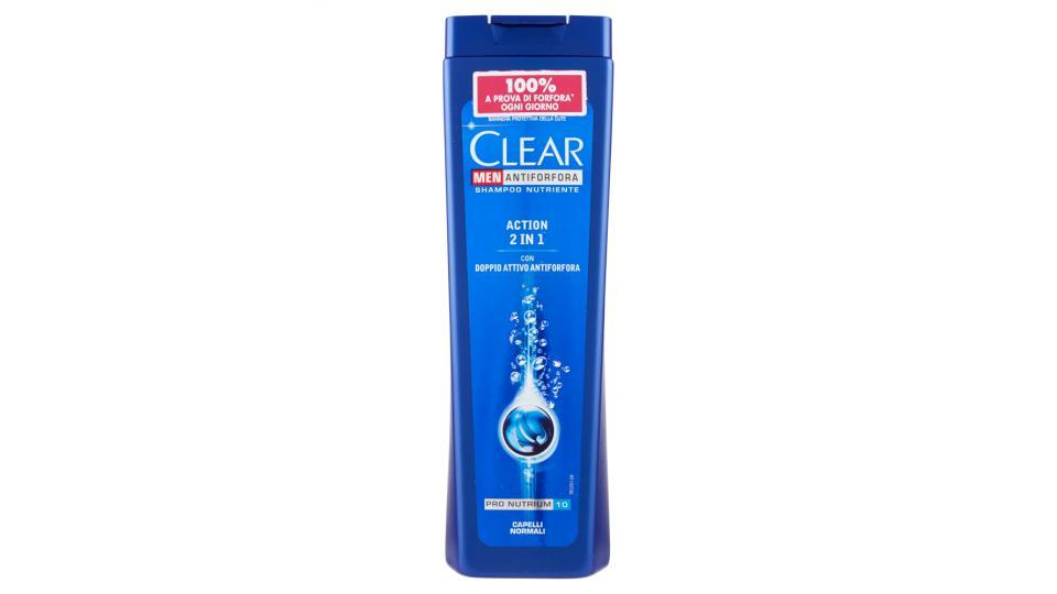 Clear Men Antiforfora Action 2 in 1 Capelli Normali