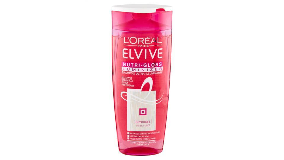 Elvive Nutri-Gloss Luminizer Shampoo ultra-illuminante capelli spenti, opachi, senza luce