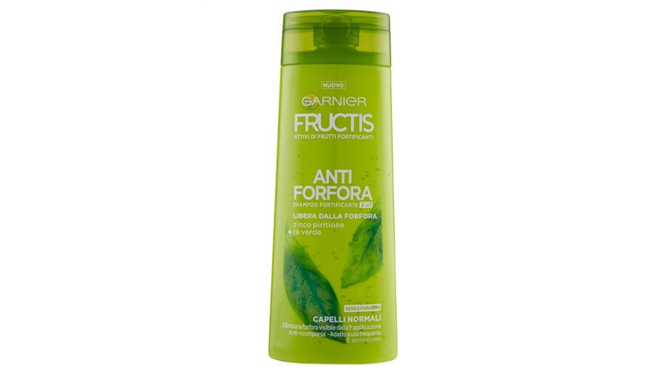 Garnier Fructis Antiforfora 2in1 - Shampoo antiforfora per capelli normali