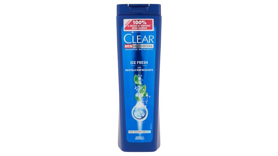 Clear Men Antiforfora Shampoo nutriente ice fresh capelli normali