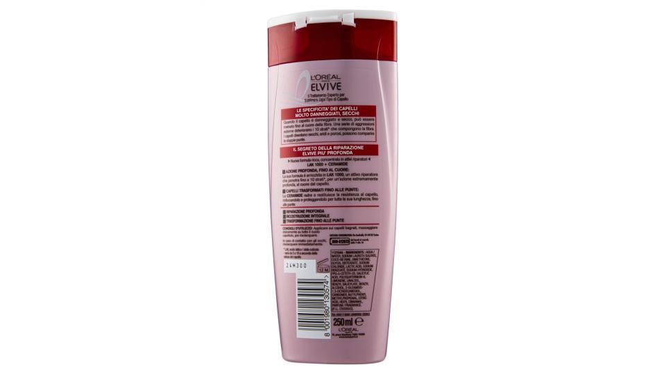 Elvive Total Repair Anti-Rottura Shampoo riparatore capelli danneggiati, secchi, doppie punte