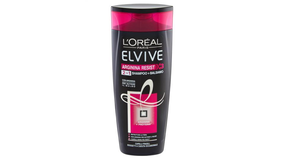 Elvive Arginina Resist X3 2in1 Shampoo + balsamo capelli fragili