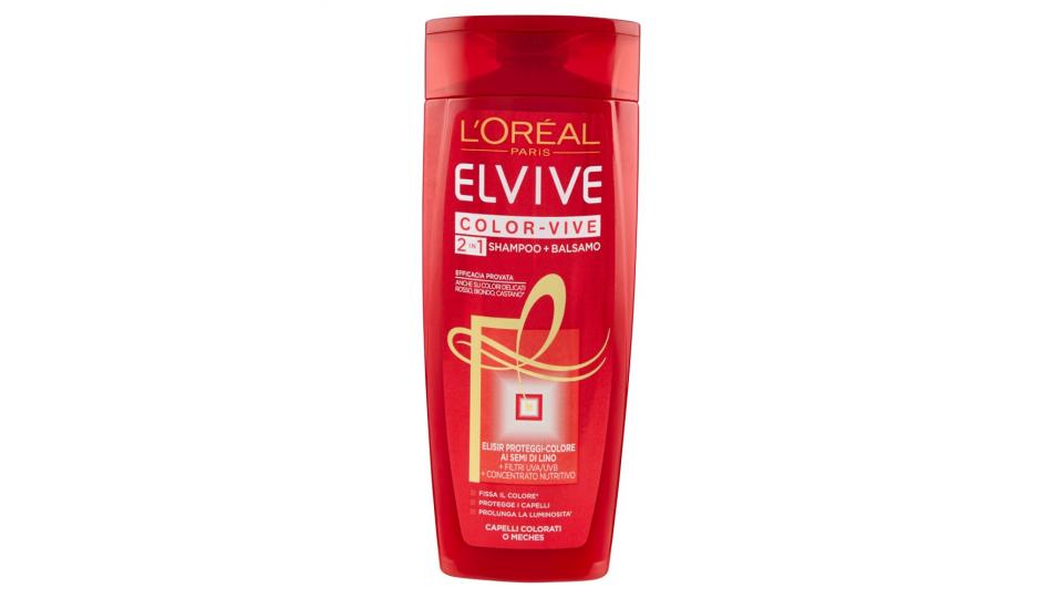 Elvive Color-vive 2in1 shampoo + balsamo capelli colorati o meches