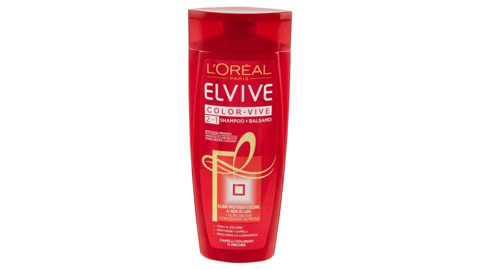 Elvive Color-vive 2in1 shampoo + balsamo capelli colorati o meches