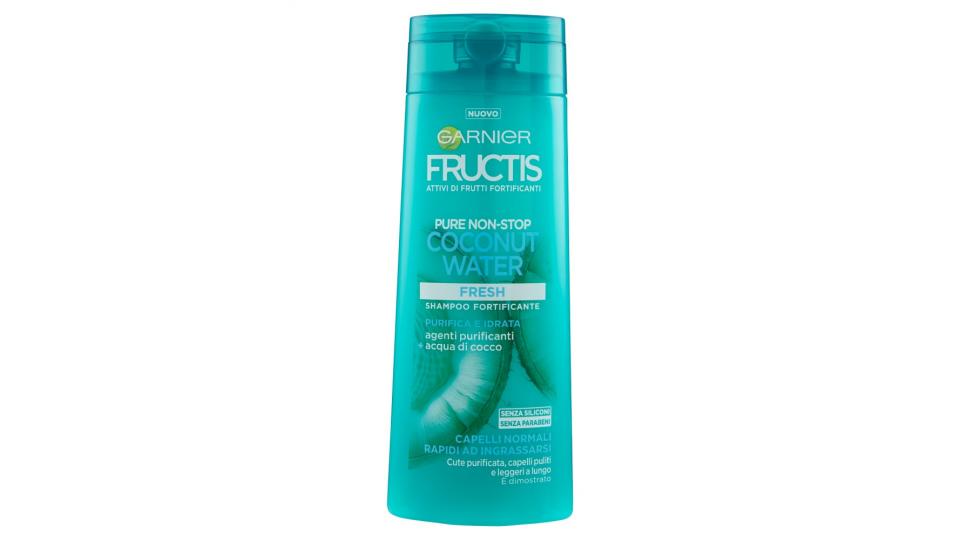 Garnier Fructis Coconut Water - Shampoo fortificante per capelli normali