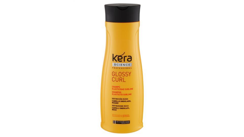 Kera Science Professional Glossy Curl Shampoo Elasticità Sublime