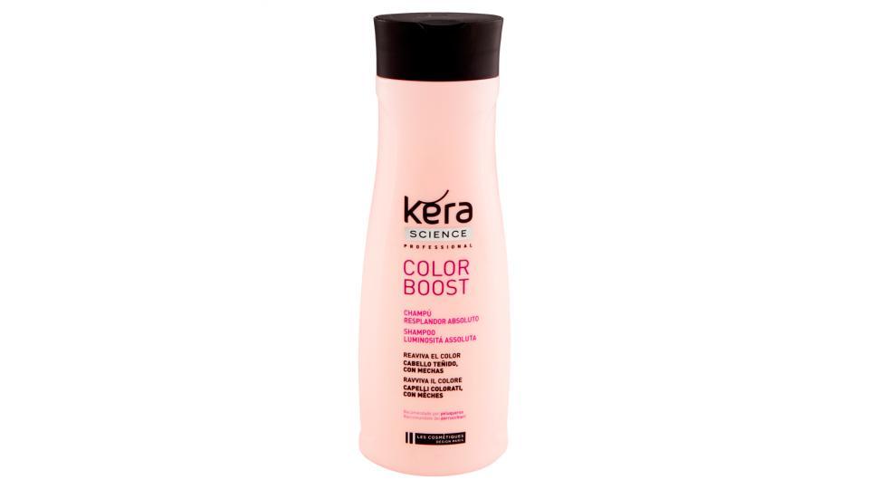 Kera Science Professional Color Boost Shampoo Luminosità Assoluta