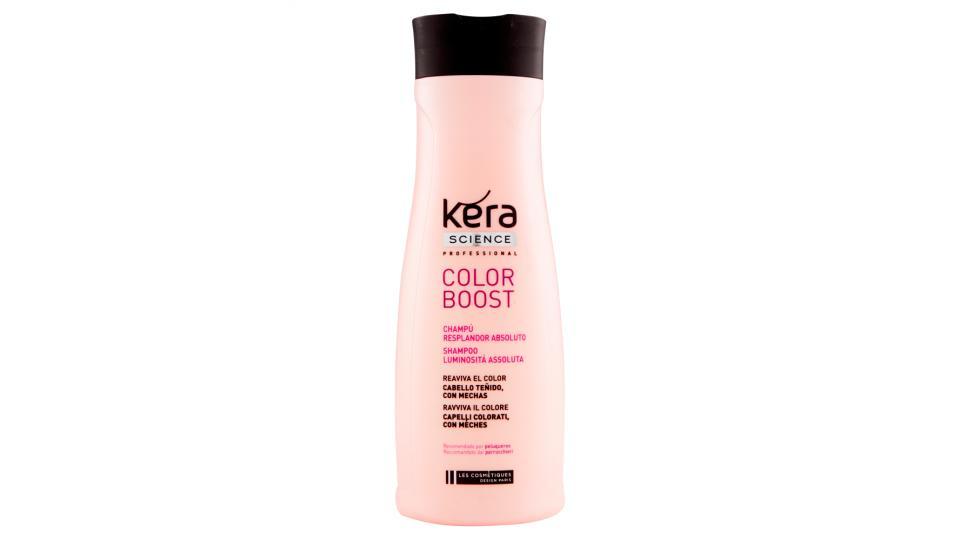 Kera Science Professional Color Boost Shampoo Luminosità Assoluta