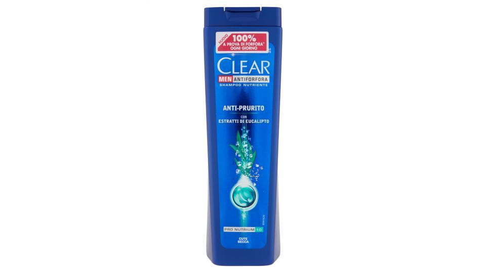 Clear Men Antiforfora Shampoo nutriente anti-prurito cute secca