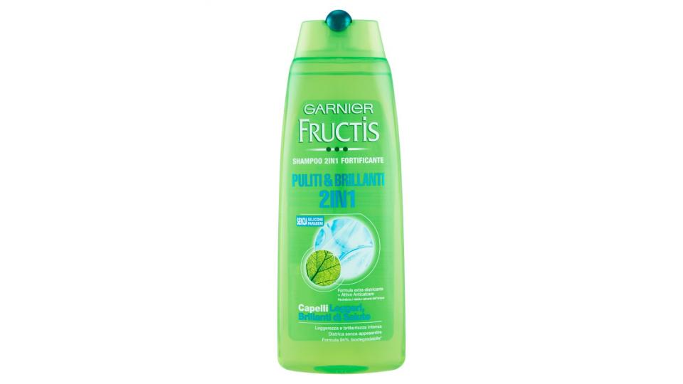 Garnier Fructis Puliti & Brillanti Shampoo 2in1 fortificante