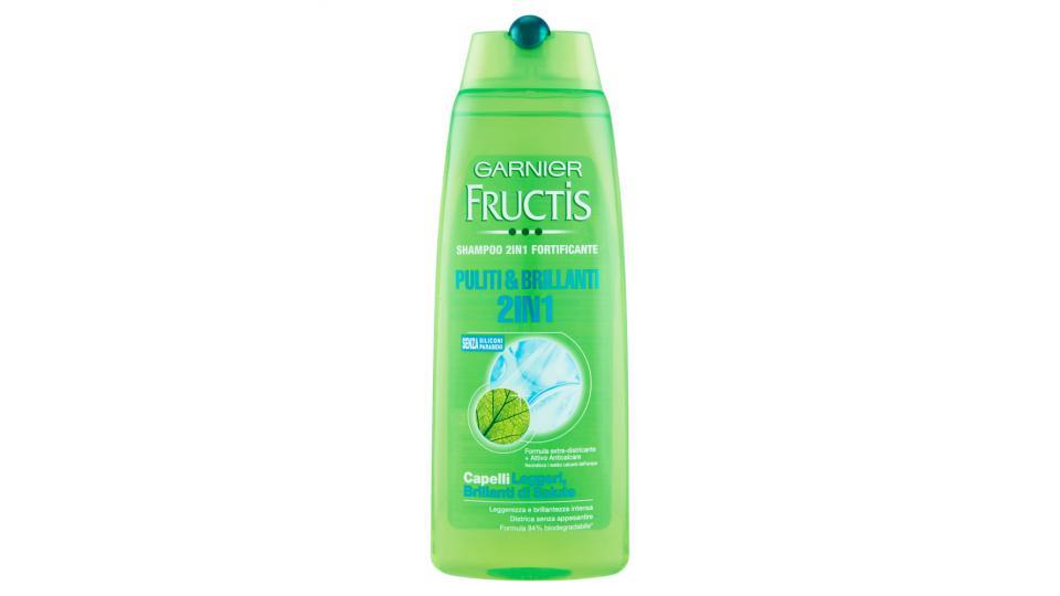Garnier Fructis Puliti & Brillanti Shampoo 2in1 fortificante
