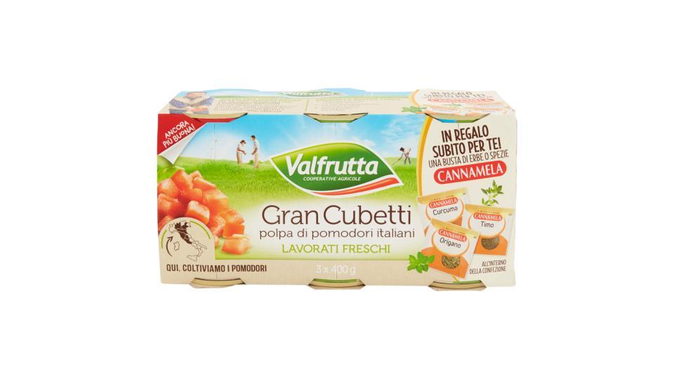 Valfrutta Gran Cubetti polpa di pomodori italiani