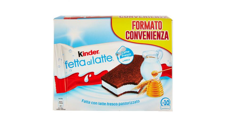 Kinder fetta al latte