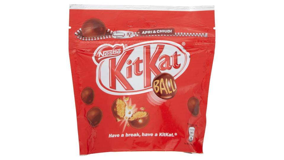 NESTLÉ KITKAT BALL Snack di croccanti cereali ricoperti di cioccolato al latte