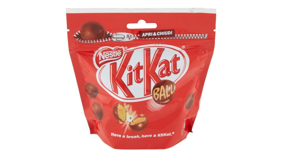 NESTLÉ KITKAT BALL Snack di croccanti cereali ricoperti di cioccolato al latte