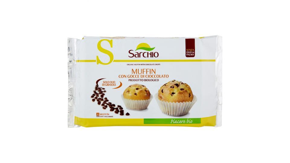 Sarchio Piacere bio Muffin con Gocce di Cioccolato