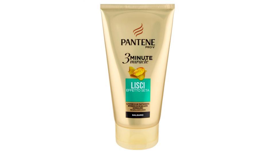 Pantene Pro-V 3 Minute Miracle Balsamo Lisci Effetto Seta